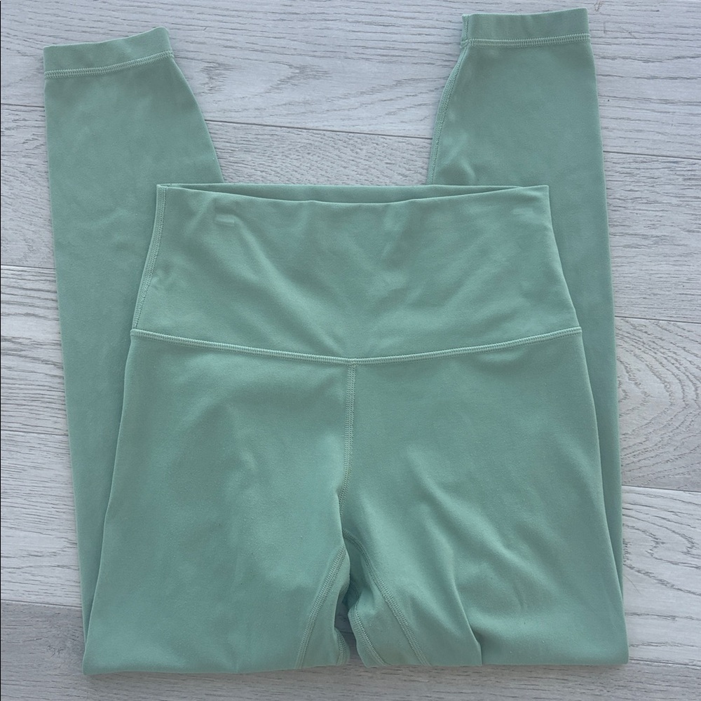 Lululemon 25” Align High Rise Leggings Green Size 6 W5CTAS - Picture 1 of 7